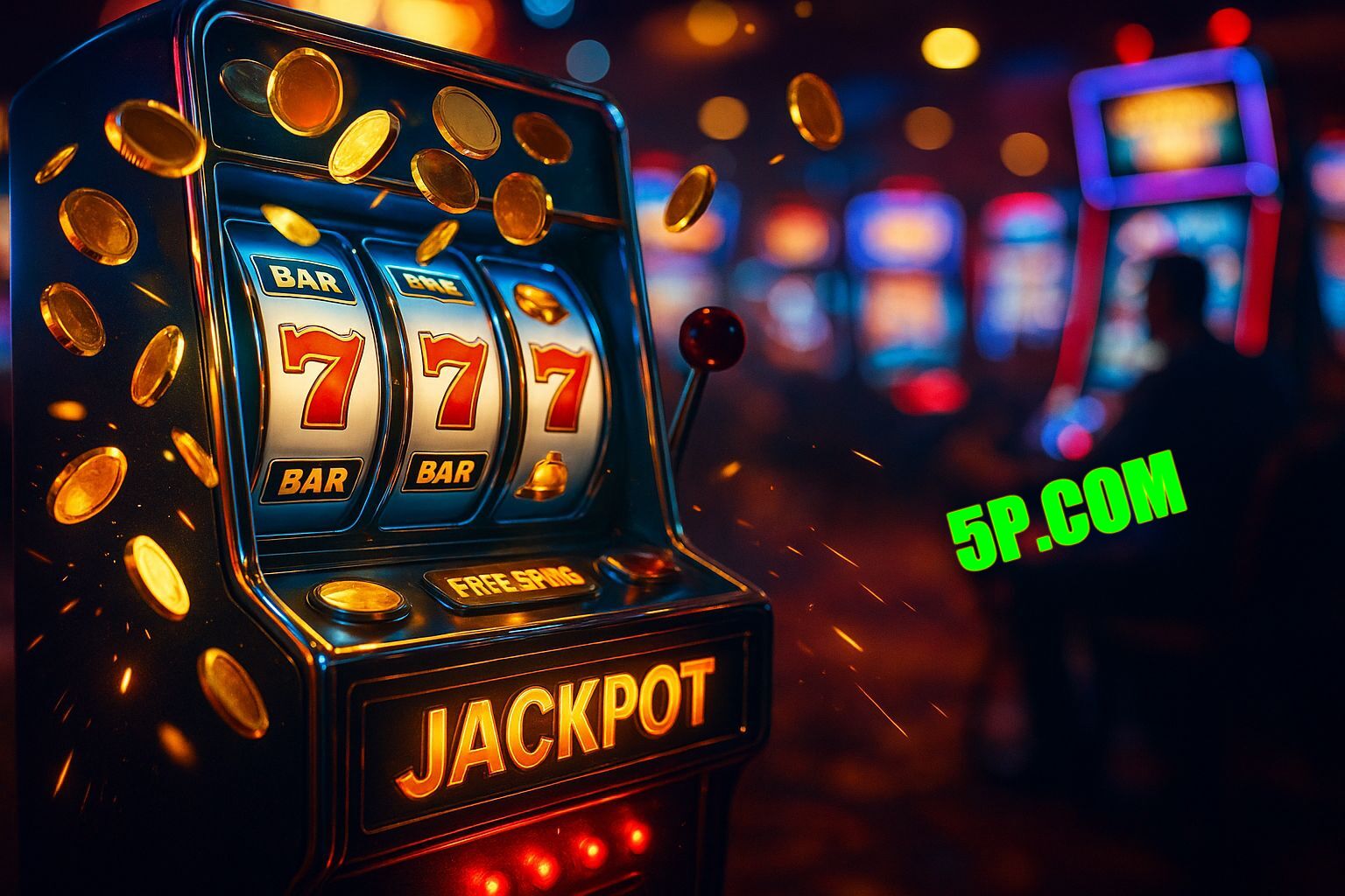 Diversos jogos de caça-níqueis